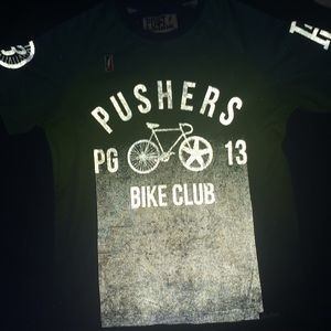 Post Game “Pushers Bike Club” Reflector Tee